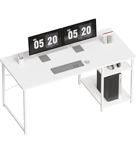 Amazon | YeTom 机 デスク パソコンデスク pcデスク 幅140*奥行60cm